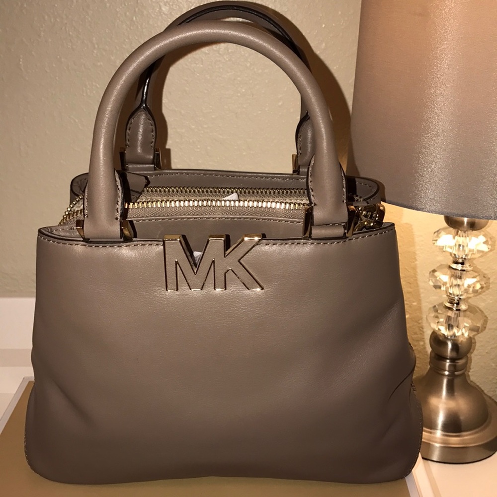MK taupe/brown handbag